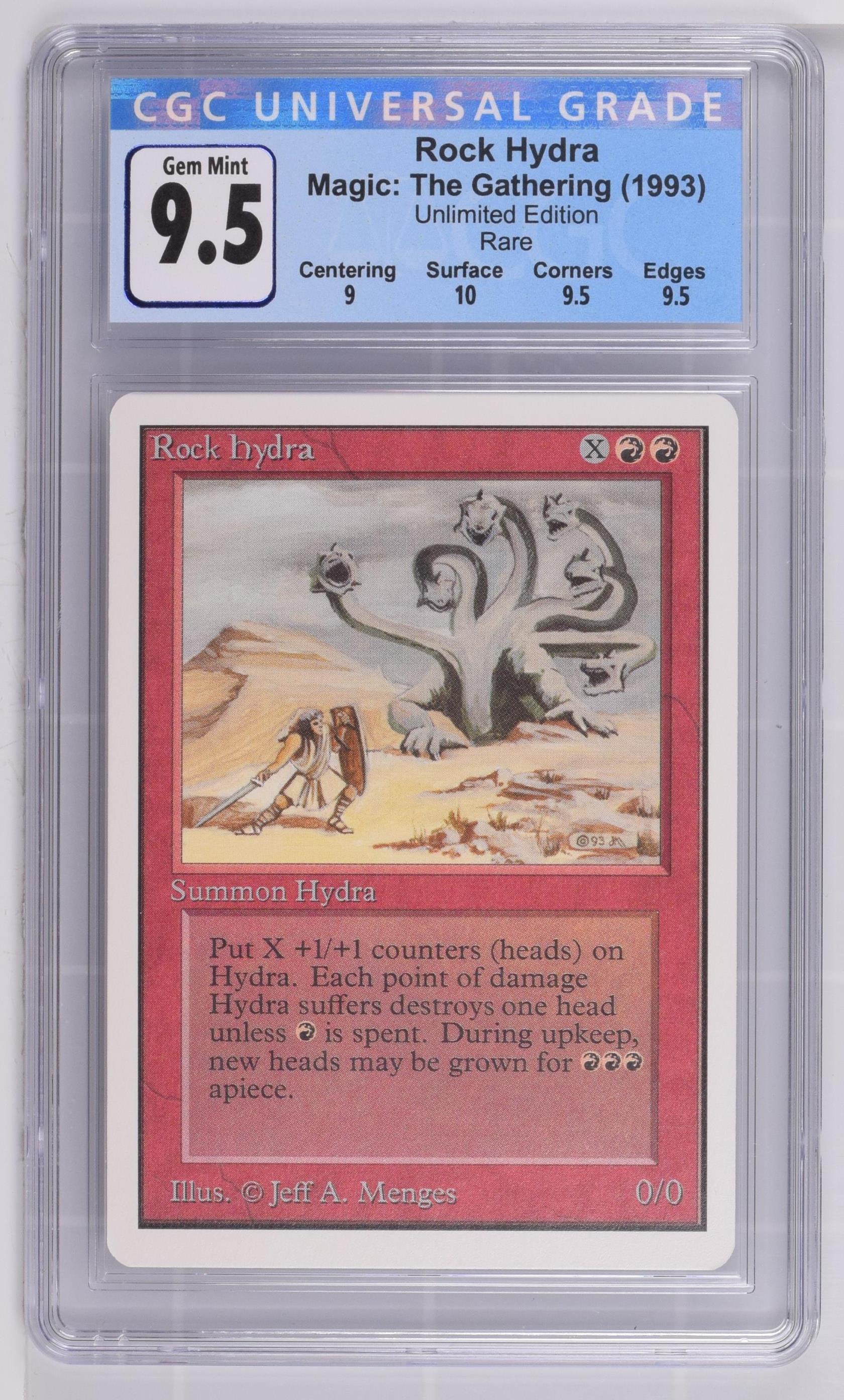 Rock Hydra | Unlimited Edition | Rare | CGC | Gem Mint 9.5