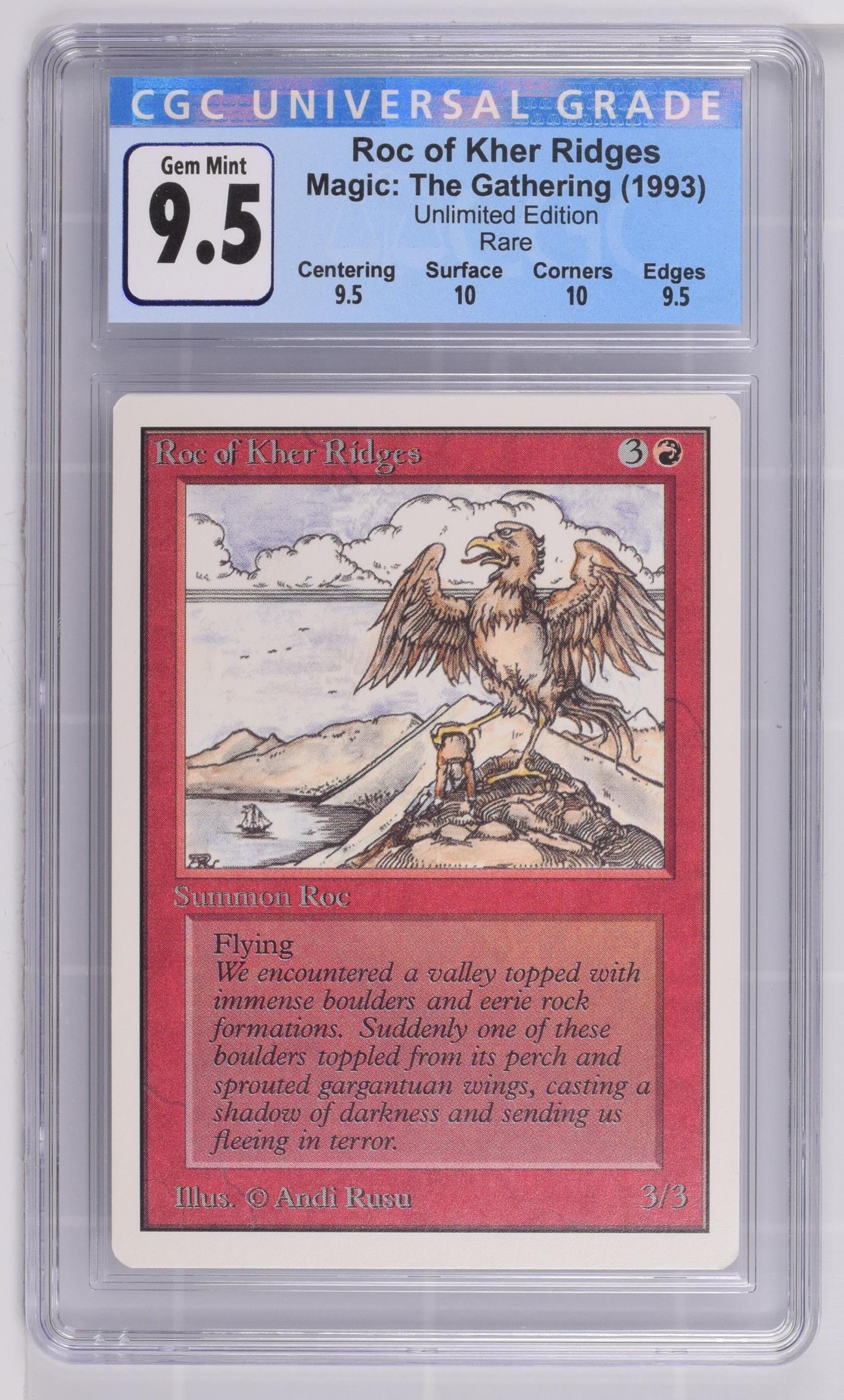 Roc of Kher Ridges | Unlimited Edition | Rare | CGC | Gem Mint 9.5