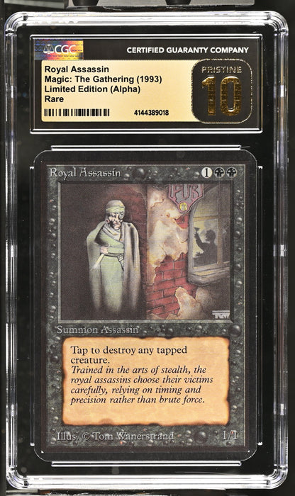 Royal Assassin | Limited Edition (Alpha) | Rare | Non-Foil | CGC | Pristine 10