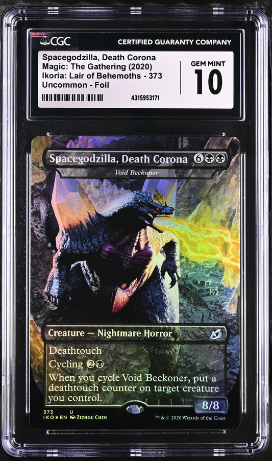 Spacegodzilla, Death Corona | Ikoria: Lair of Behemoths | Uncommon | CGC | Gem Mint 10