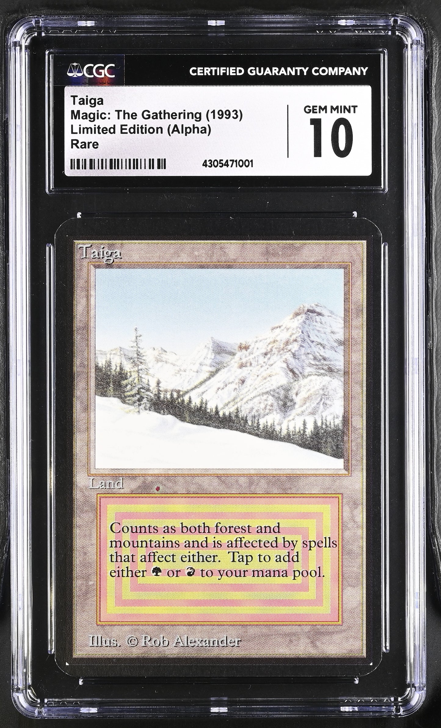 Taiga | Limited Edition (Alpha) | Rare | Non-Foil | CGC | Gem Mint 10