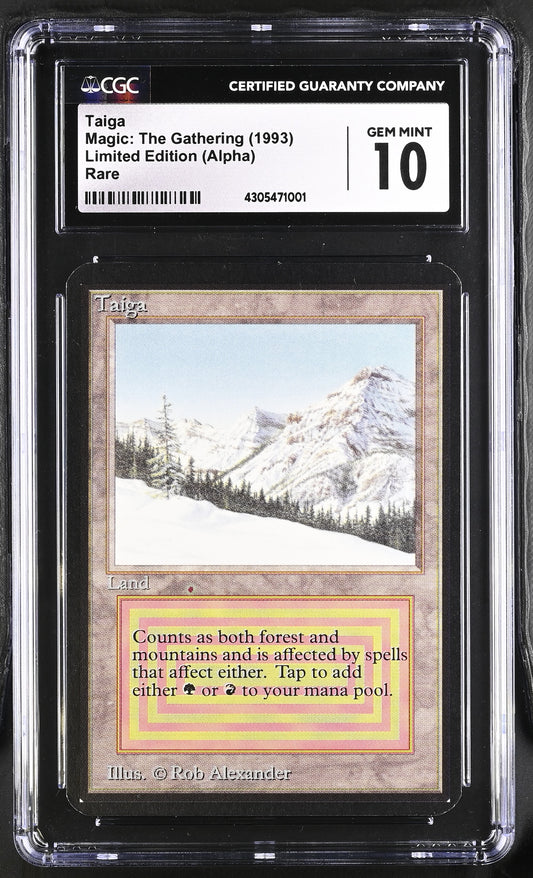 Taiga | Limited Edition (Alpha) | Rare | Non-Foil | CGC | Gem Mint 10