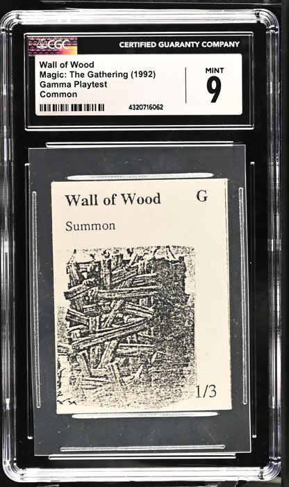 Wall of Wood | Gamma Playtest | CGC | Mint 9