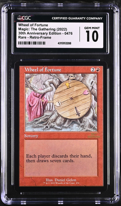 Wheel of Fortune | 30th Anniversary Edition | Rare | CGC | Gem Mint 10