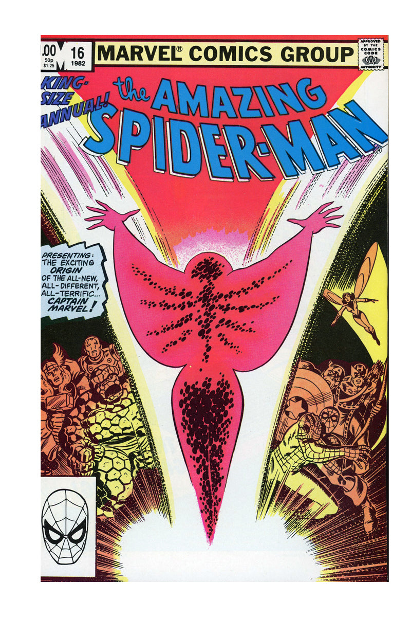 Amazing Spider-Man Annual #16 | 1st Appearance Monica Rambeau as Captain Marvel | 1982 | VF/NM