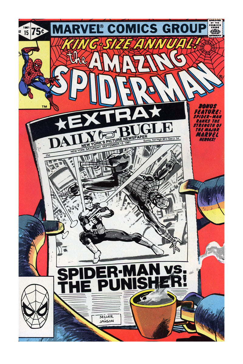 Amazing Spider-Man Annual #15 | Punisher & Doctor Octopus Appearance | 1981 | VF/NM