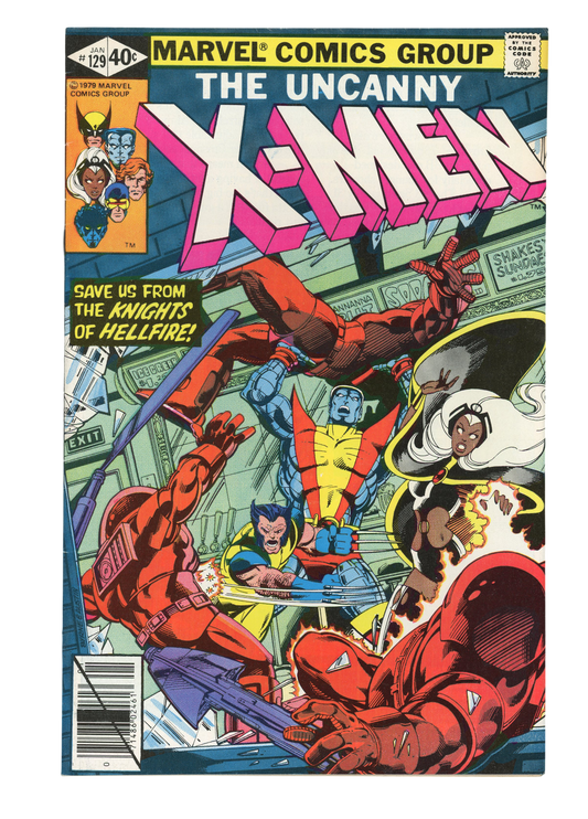 Uncanny X-Men #129 | 1st Appearance of Kitty Pryde & Emma Frost | Marvel 1980 | Key | VF