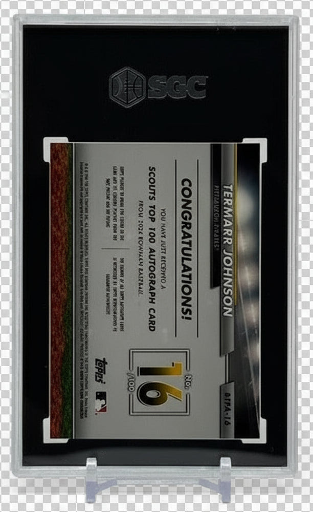 Termarr Johnson 2024 Bowman Chrome | Gold Ref | Auto SGC 9.5/10 | 27/50 | POP 3